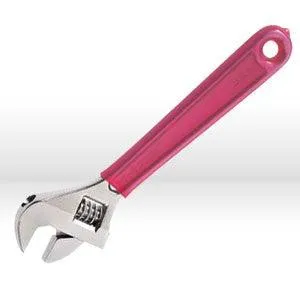 D5078 Klein Tools Adjustable Wrench,Extra-Capacity,8",Plastic-Dip Handle