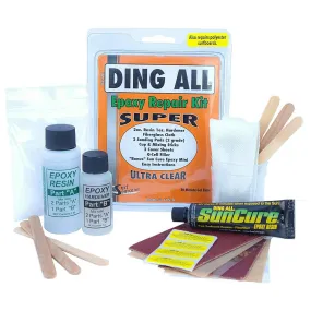 Ding All Super Ultra Clear Epoxy Surfboard Repair Kit - 2oz