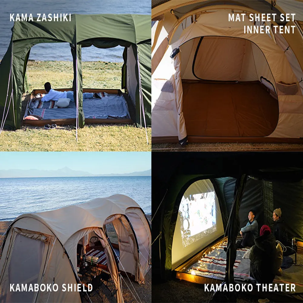 DoD Kamaboko Tent 3 L - Tan [Exclude Peg & Inner Tent]