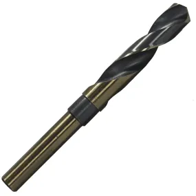 Drill America 3/4" HSS Black and Gold KFD Drill Bit, 1/2" Reduced 3-Flat Shank