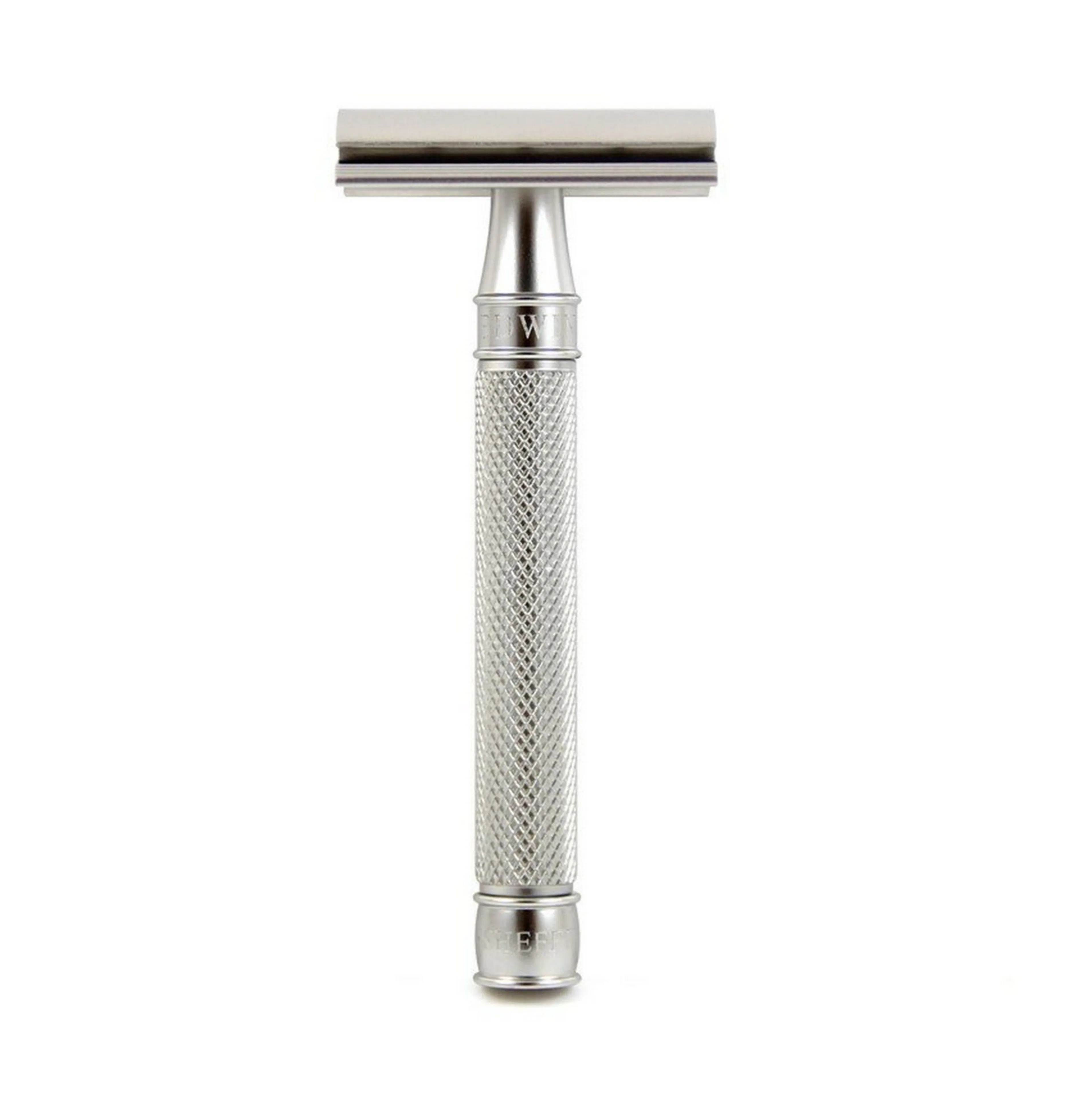 Edwin Jagger 3ONE6 Stainless Steel Knurled DE Safety Razor