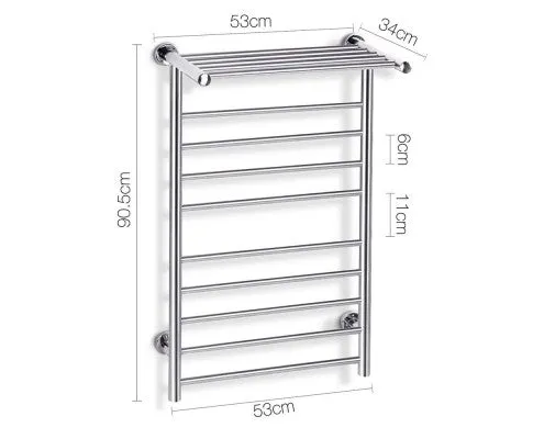 Electric Heated Towel Rail - 14 Rung