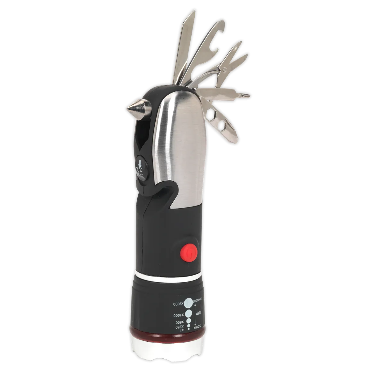 Emergency Torch/Multi-Tool - 3W LED Adjustable Focus 3 x AAA Cell