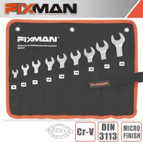 FIXMAN FIXMAN 9PCS COMBINATION SPANNER SET 8-10-11-12-13-14-15-17-19 FIX B0907