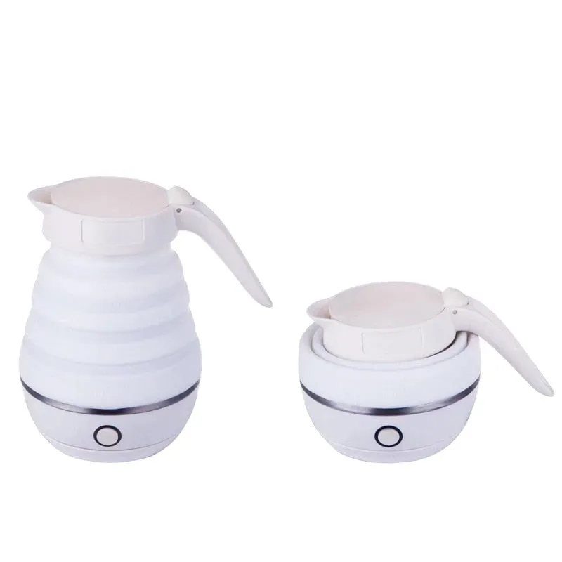 Foldable Kettle Stainless Steel Electric Silicone Kettle Traveller Kettle Portable