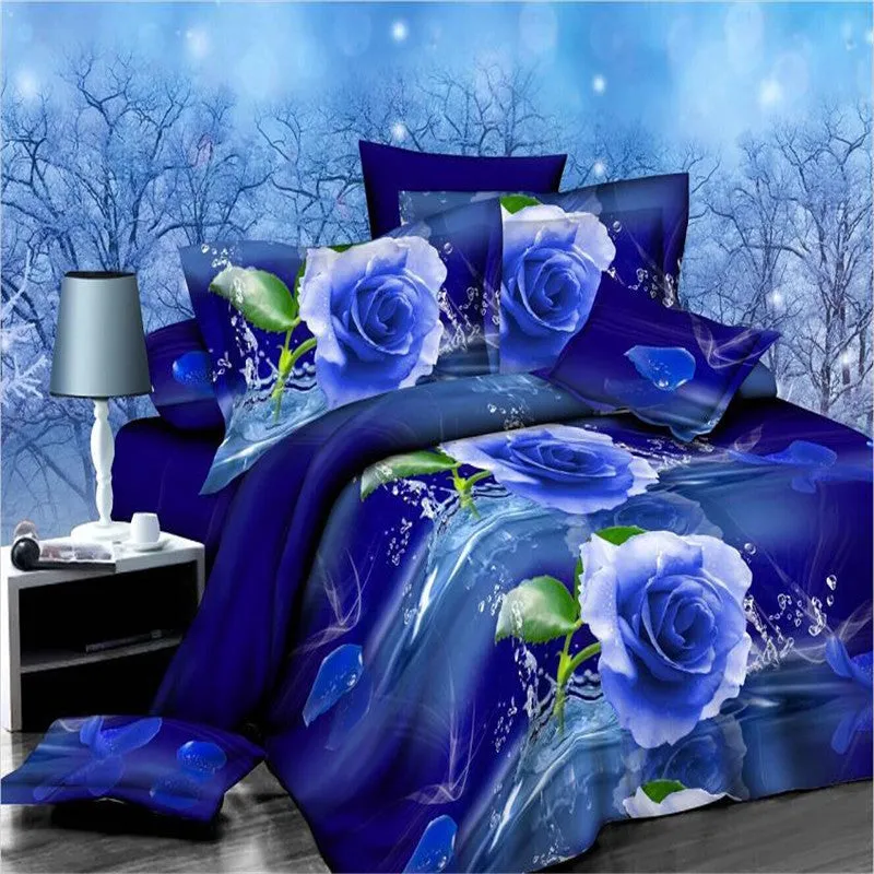 Four-piece Reactive Printing And Dyeing Bedding