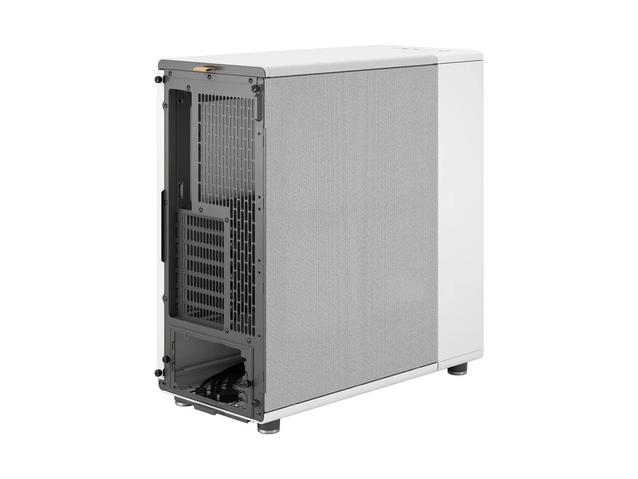 Fractal Design North Chalk White ATX Case with Oak Front and Mesh Side Panel FD-C-NOR1C-03