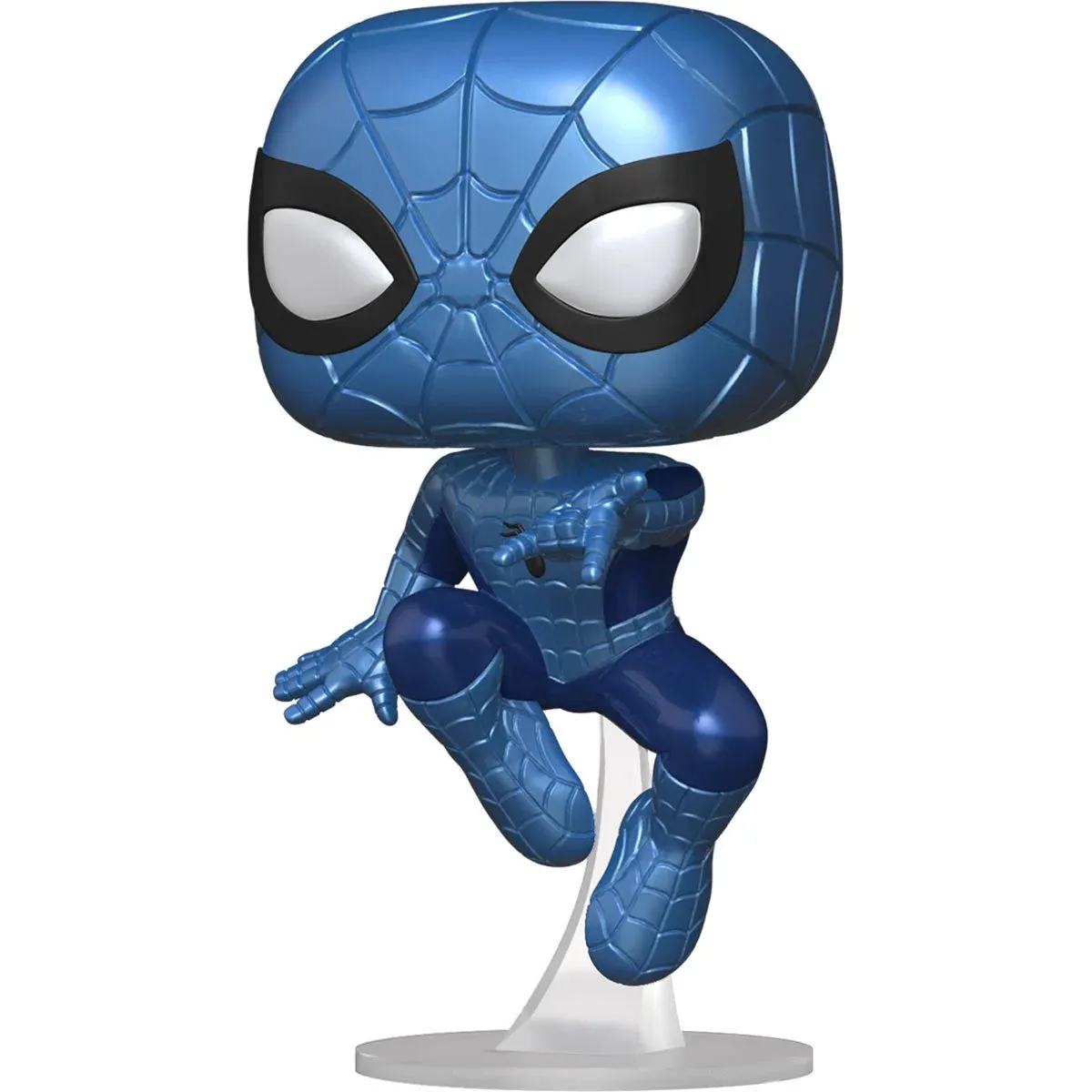 Funko Pop! Marvel: Make-A-Wish Spider-Man Metallic Vinyl Figure SE w/0.45mm Pop Proctector