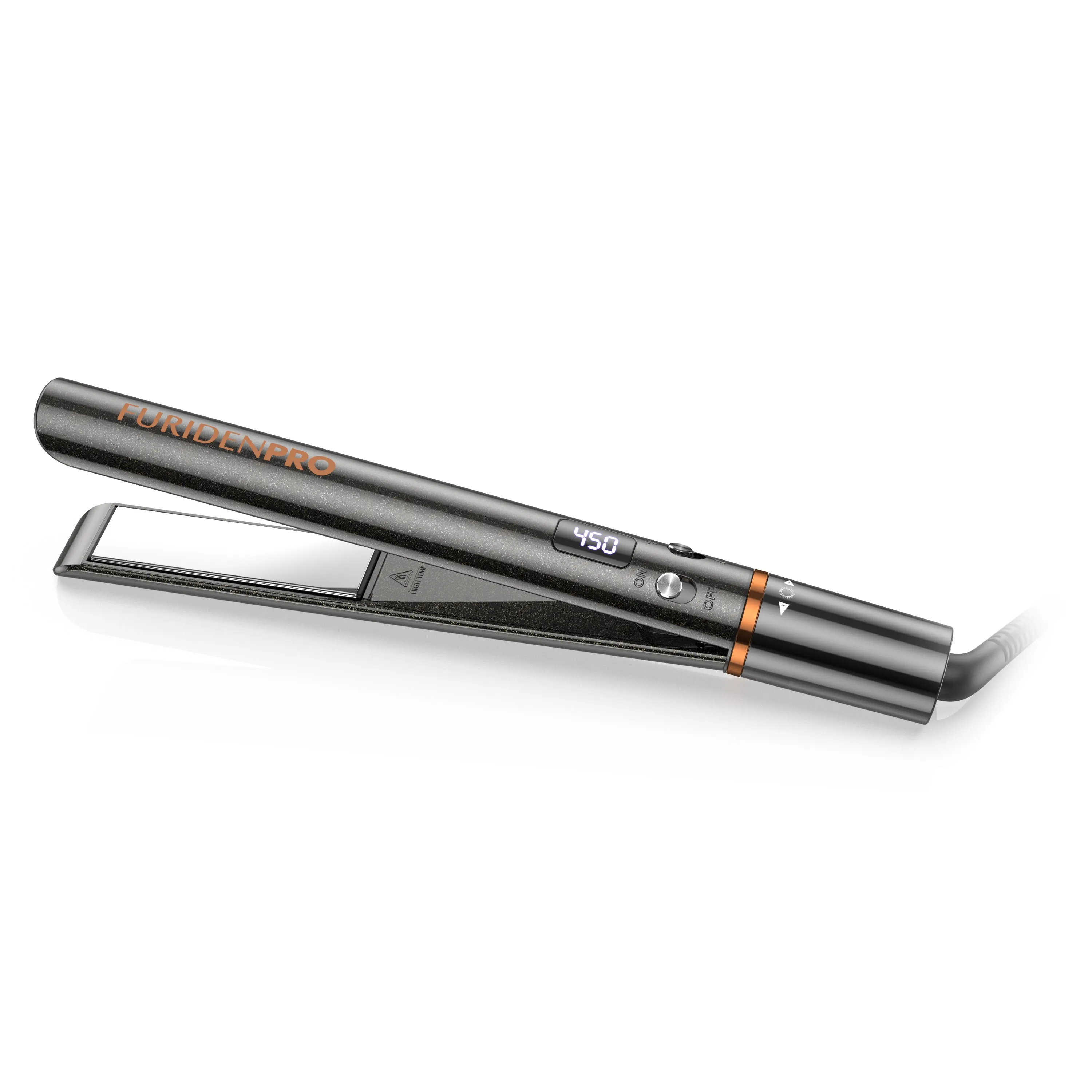 FURIDEN DUET STYLE TITANIUM FALT IRON IN BLACK