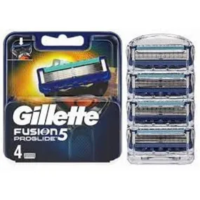 GILLETTE FUSION 5 PROGLIDE  4PCS