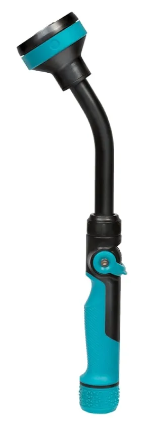 Gilmour 820432-1001 Watering Wand, Swivel Inlet, 5 -Spray Pattern, Shower, Zinc, Teal, 14 in L Wand :EA: QUANTITY: 1