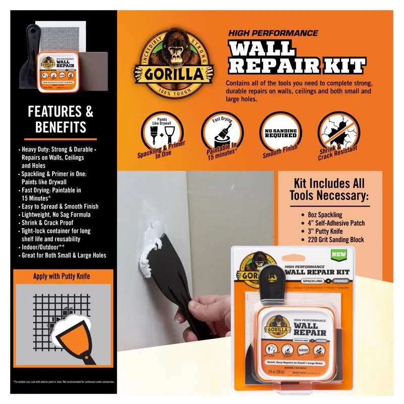 Gorilla Wall Repair Wall Repair Kit