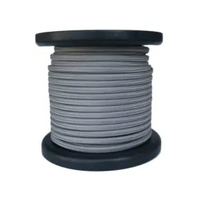 Gray Cloth-Covered Parallel Wire - 100 foot spool