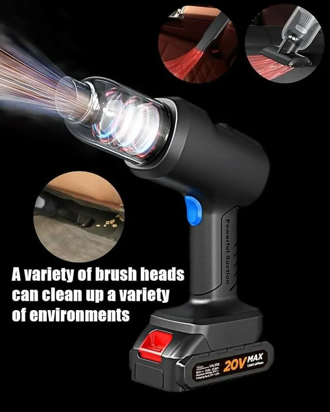 High-Power Cordless Car Vacuum Cleaner