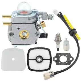 Hipa C1U-K52 Carburetor Kit For Echo SRM 2100 SRM 2100SB SRM 2400 SRM 2410 PAS 2100 PPF 2100 PPT 2100 String Trimmer Brushcutter Pruner