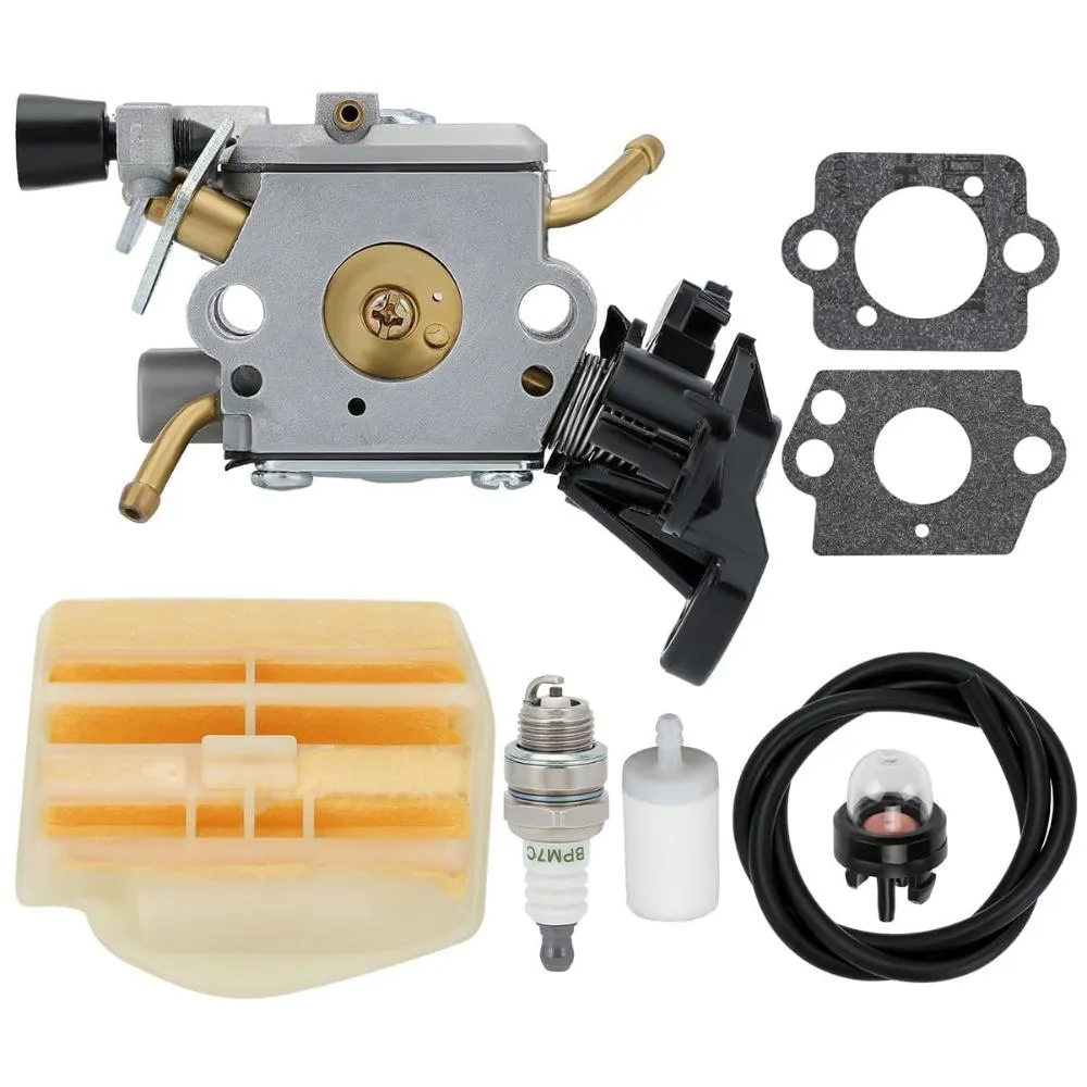 Hipa Carburetor Kit for Husqvarna 450E 450 445 445E Rancher Chainsaw # Replace for C1M-EL37B 5064504-01 5312156-01