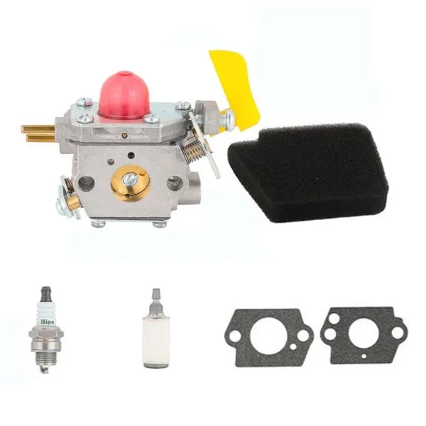 Hipa Carburetor Kit For Poulan Pro BVM210VS SM210VS Leaf Blower Replace# 545180811 C1U W45A With 545146501 Air Filter