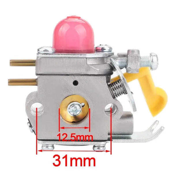 Hipa Carburetor Kit for Weedeater Featherlite SST25 FL20 FL23 FL26 FX26 Poulan P1500 P2500 P3500 Trimmer #530071822 530071752 C1U W18 with Adjustment Tool