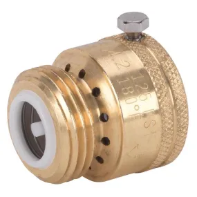 Homewerks 3/4 in. MHT X 3/4 in. FHT Brass Vacuum Breaker