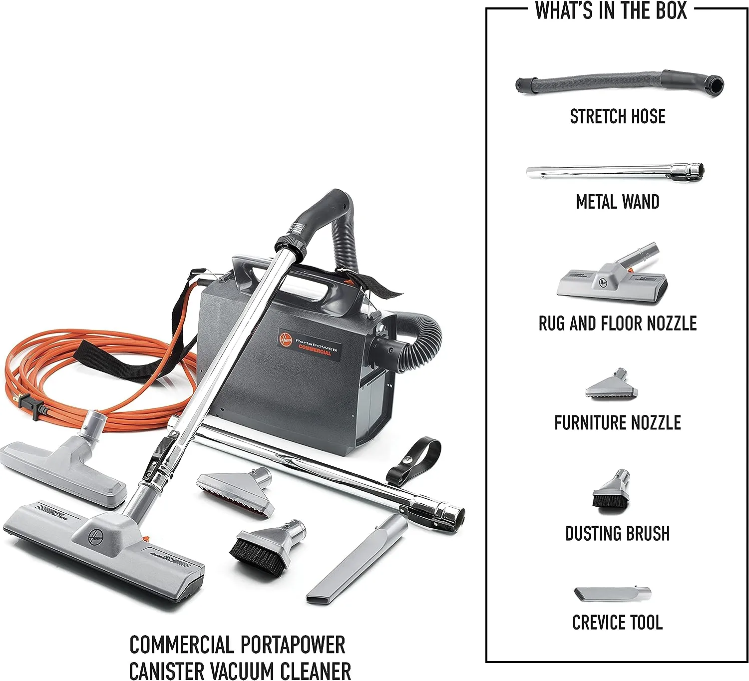 HOOVER VACUUM CLEANER - canister Portapower CH30000