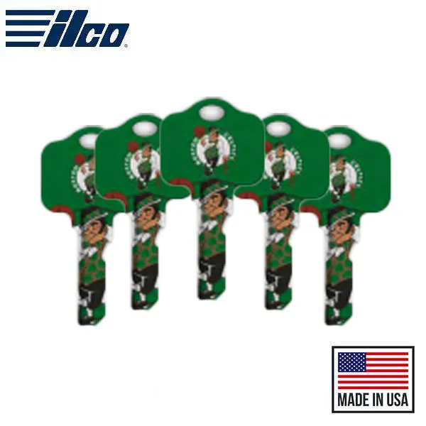 Ilco - NBA TeamKeys - Key Blank - Boston Celtics - KW1 (5 Pack)