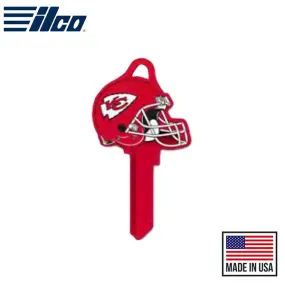 Ilco - NFL TeamKeys - Helmet Edition - Key Blank - Kansas City Chiefs - KW1 (5 Pack)