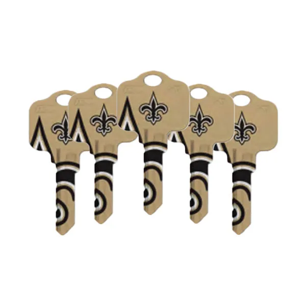 Ilco - NFL TeamKeys - Key Blank - New Orleans Saints - SC1 (5 Pack)