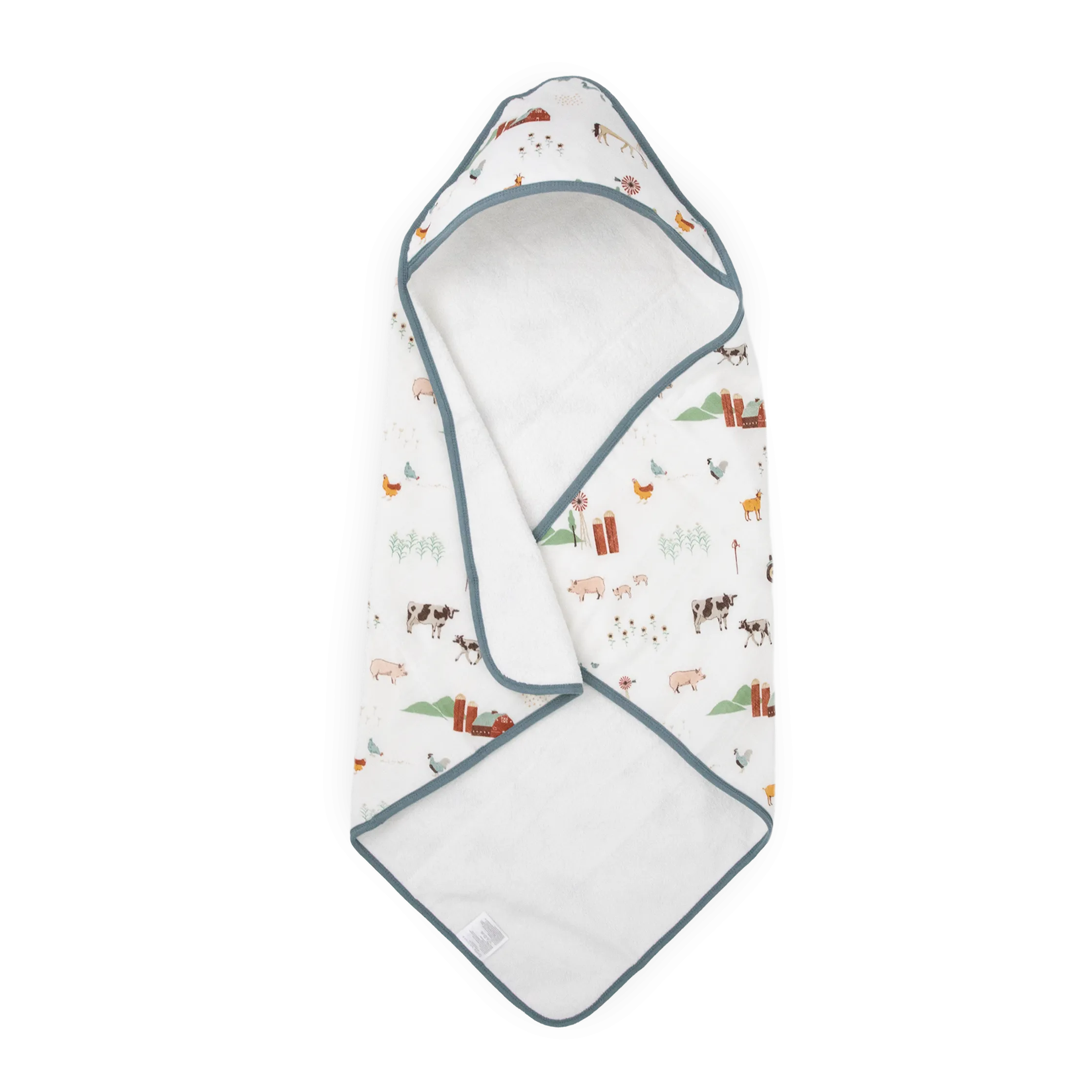 Infant Hooded Towel - Farmyard