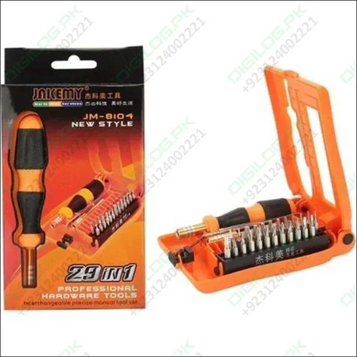 Jakemy Jm-8104 29 In 1 Professional Multifunctional Screwdriver Set