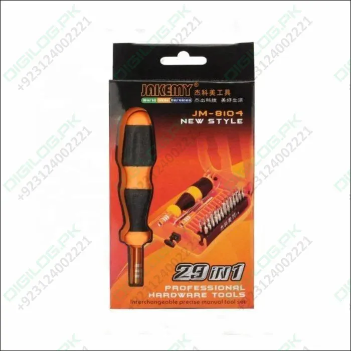 Jakemy Jm-8104 29 In 1 Professional Multifunctional Screwdriver Set