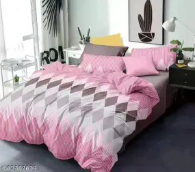 King size cotton unique bed sheet 1 2