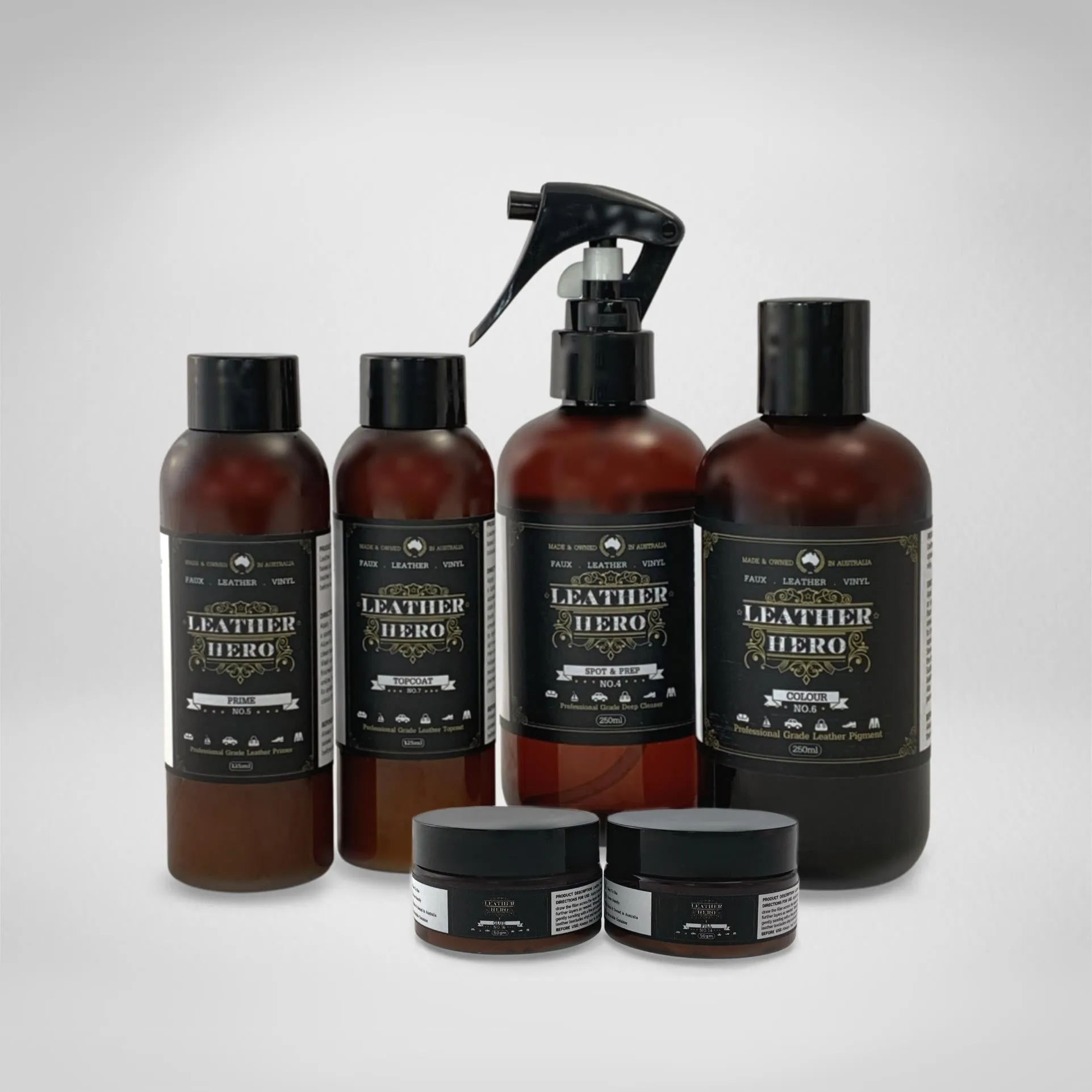 Leather Repair & Recolour Kit - Aniline Cedar