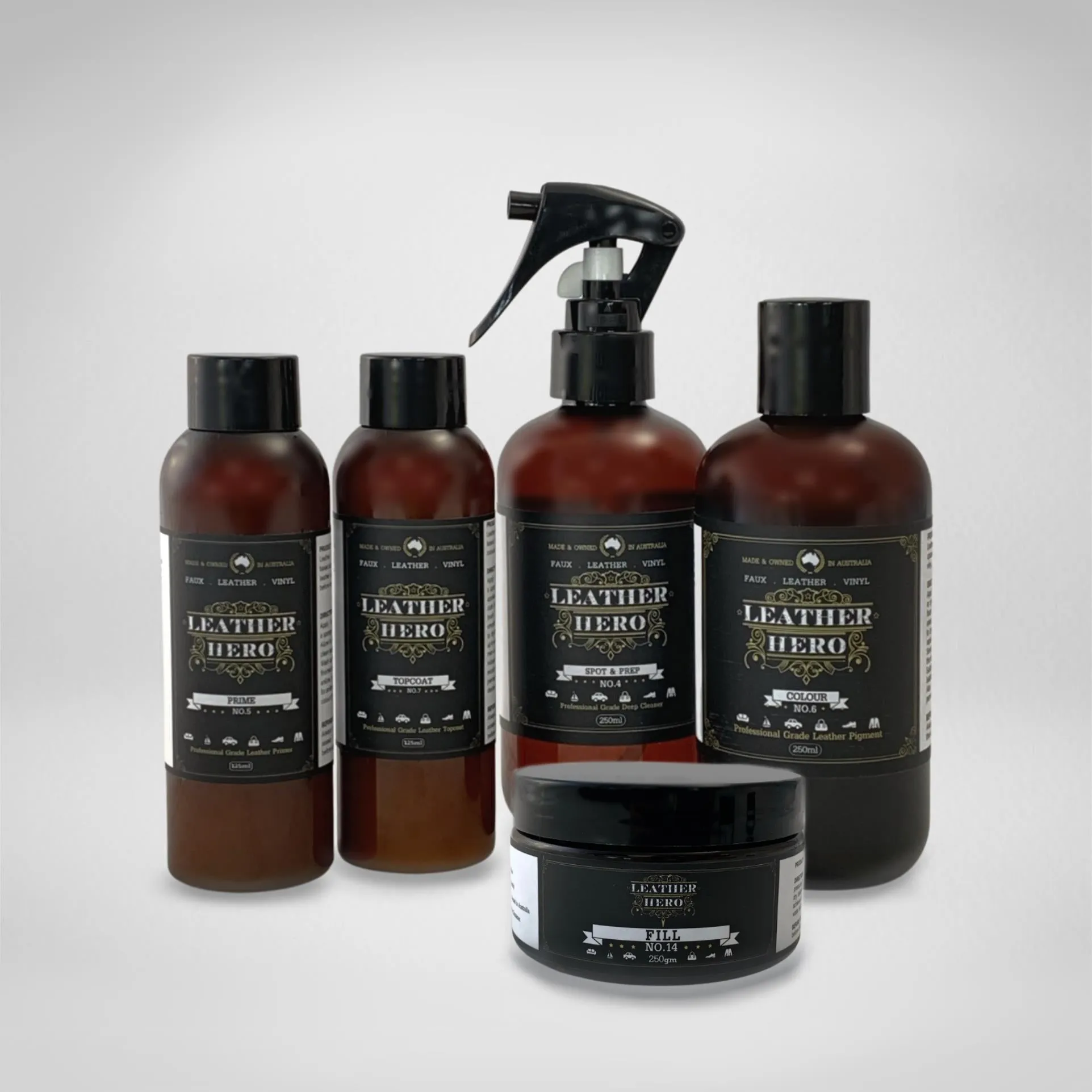 Leather Repair & Recolour Kit - Aniline Spice