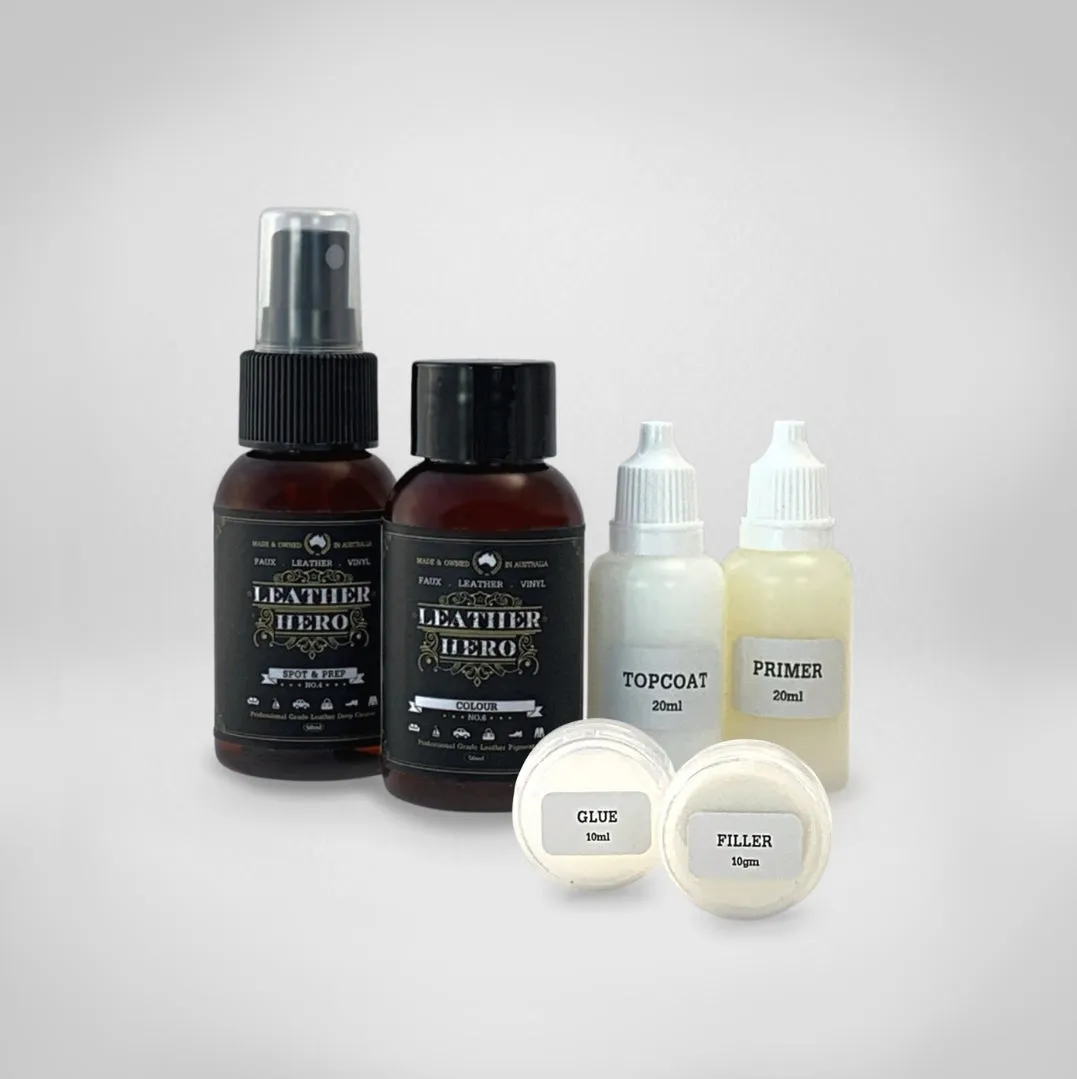 Leather Repair & Recolour Kit - Cream