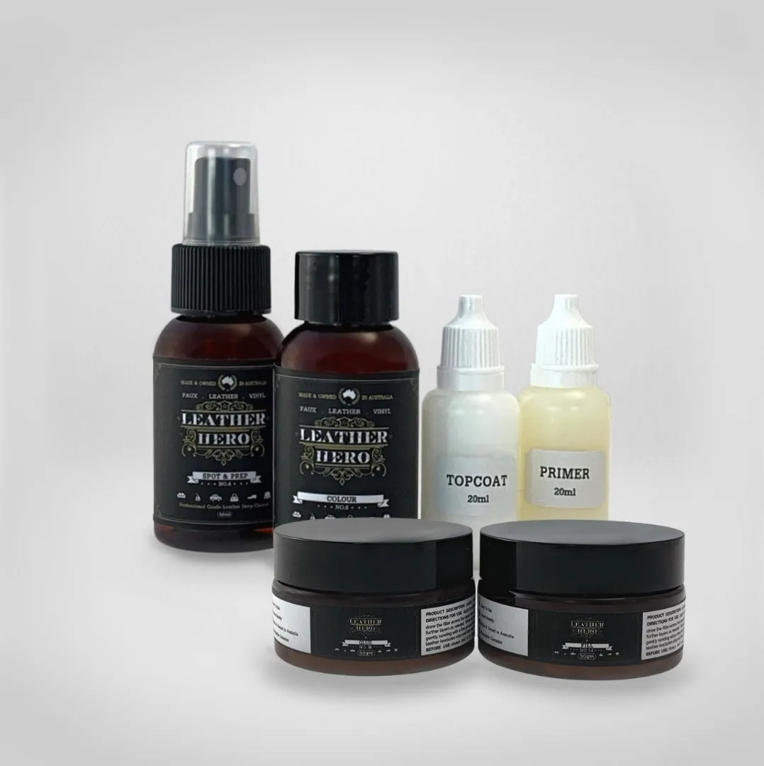 Leather Repair & Recolour Kit - Cream