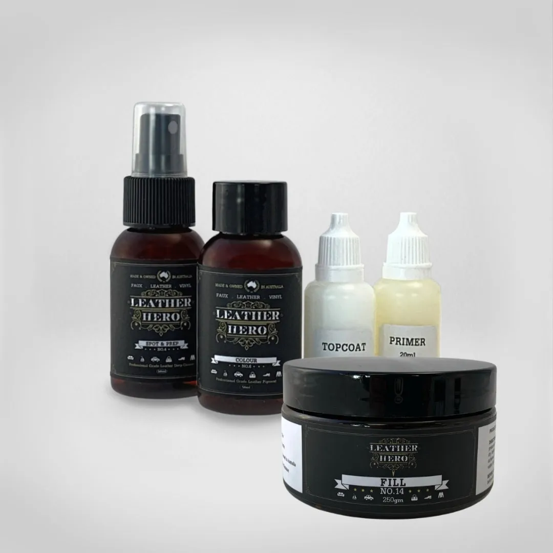 Leather Repair & Recolour Kit - Cream