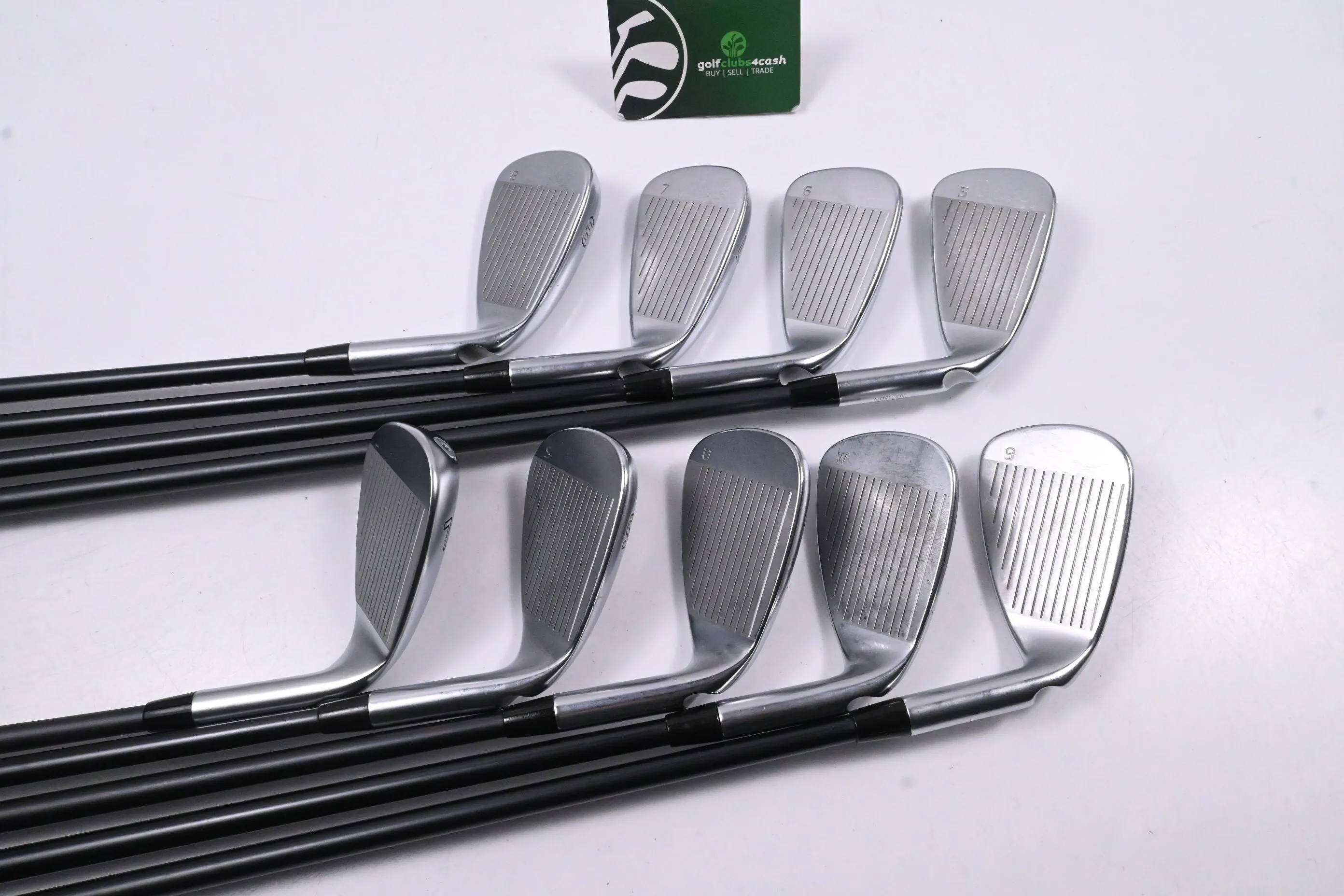 Left Hand Ping G410 Irons / 5-PW UW SW LW / Red Dot / Senior Flex Ping ALTA CB