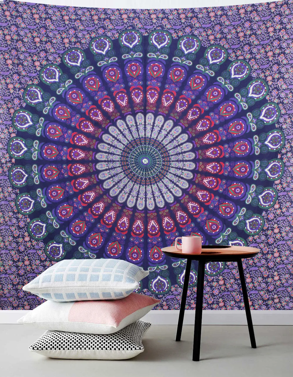 Mandala Queen Sheet Peacock