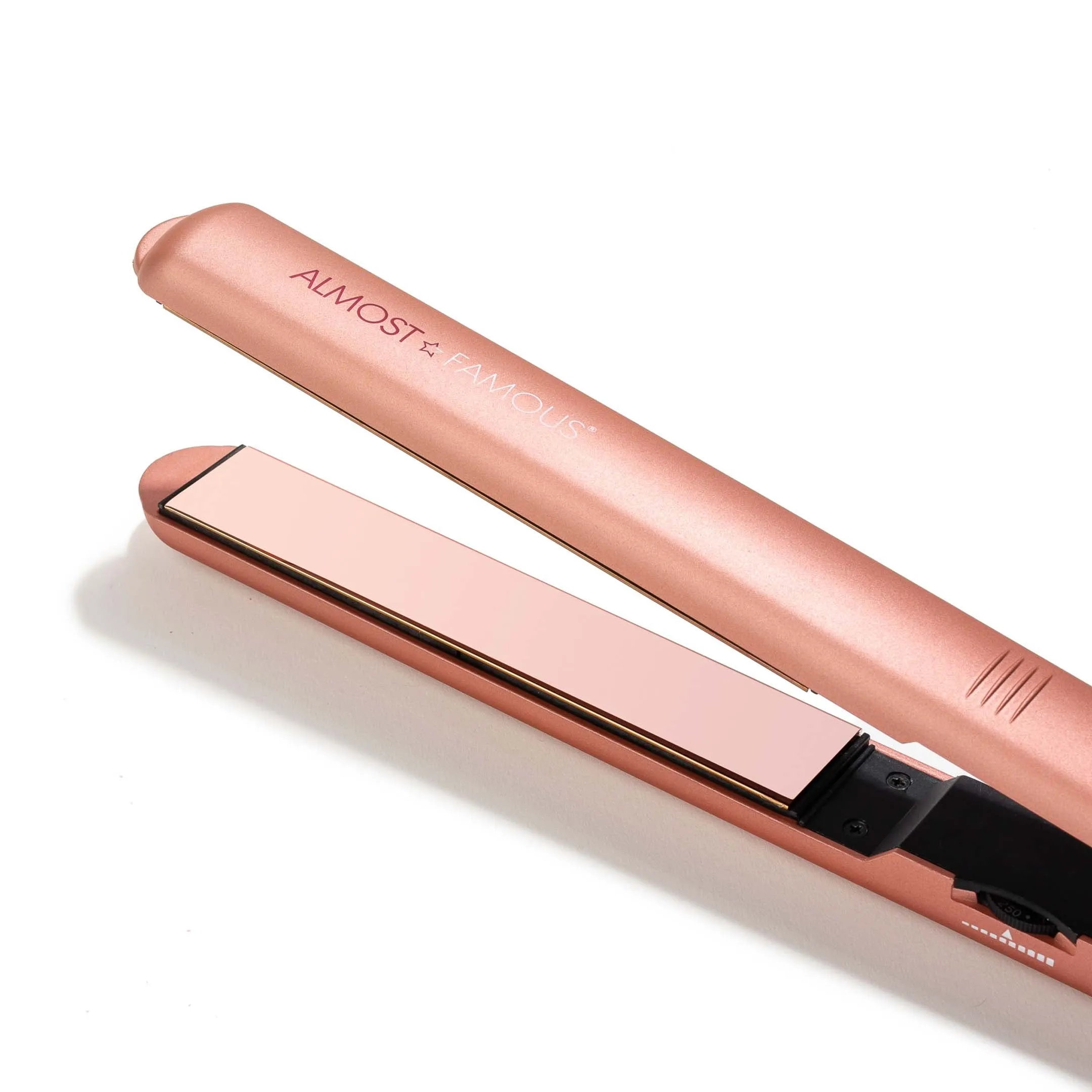 MaxLength 1" Flat Iron with Rose Gold Titanium Plates