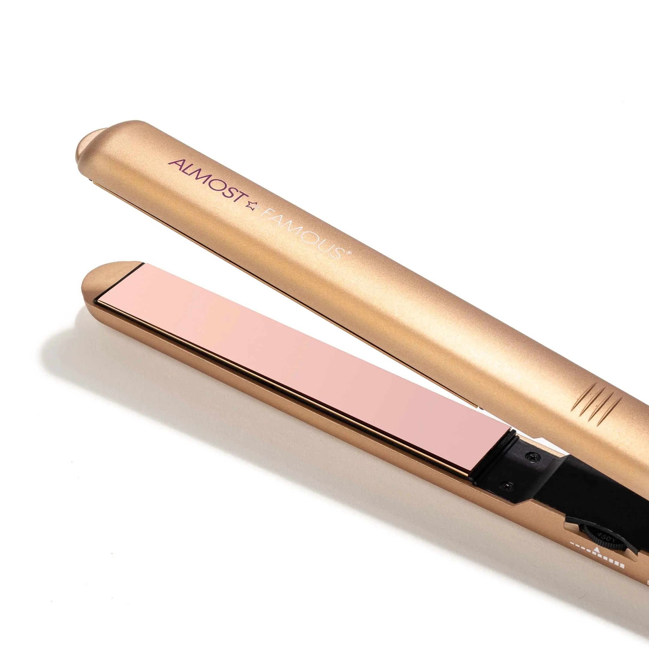 MaxLength 1" Flat Iron with Rose Gold Titanium Plates