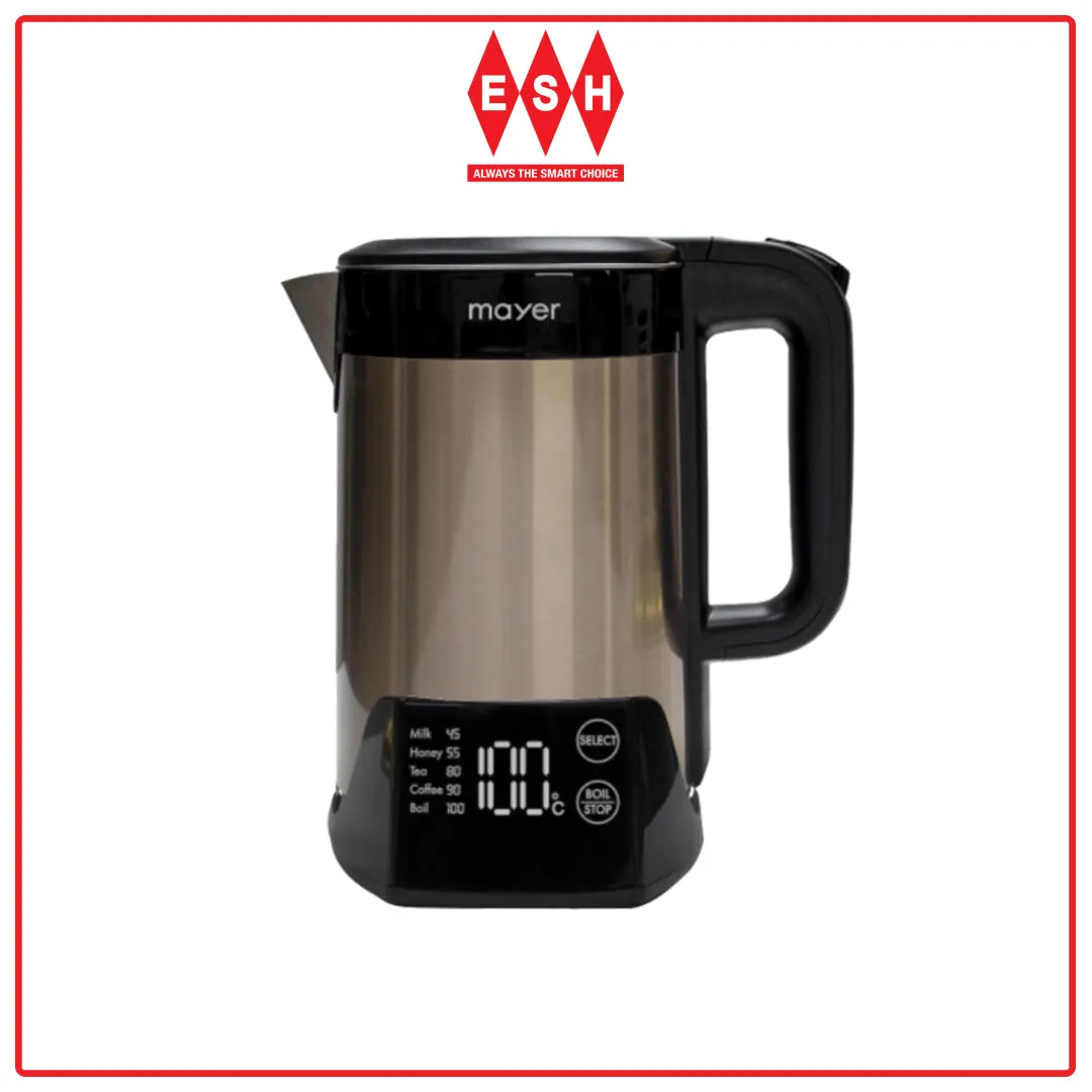 Mayer MMEK1500D 1.5L 5 temperature Settings Digital Electric Kettle