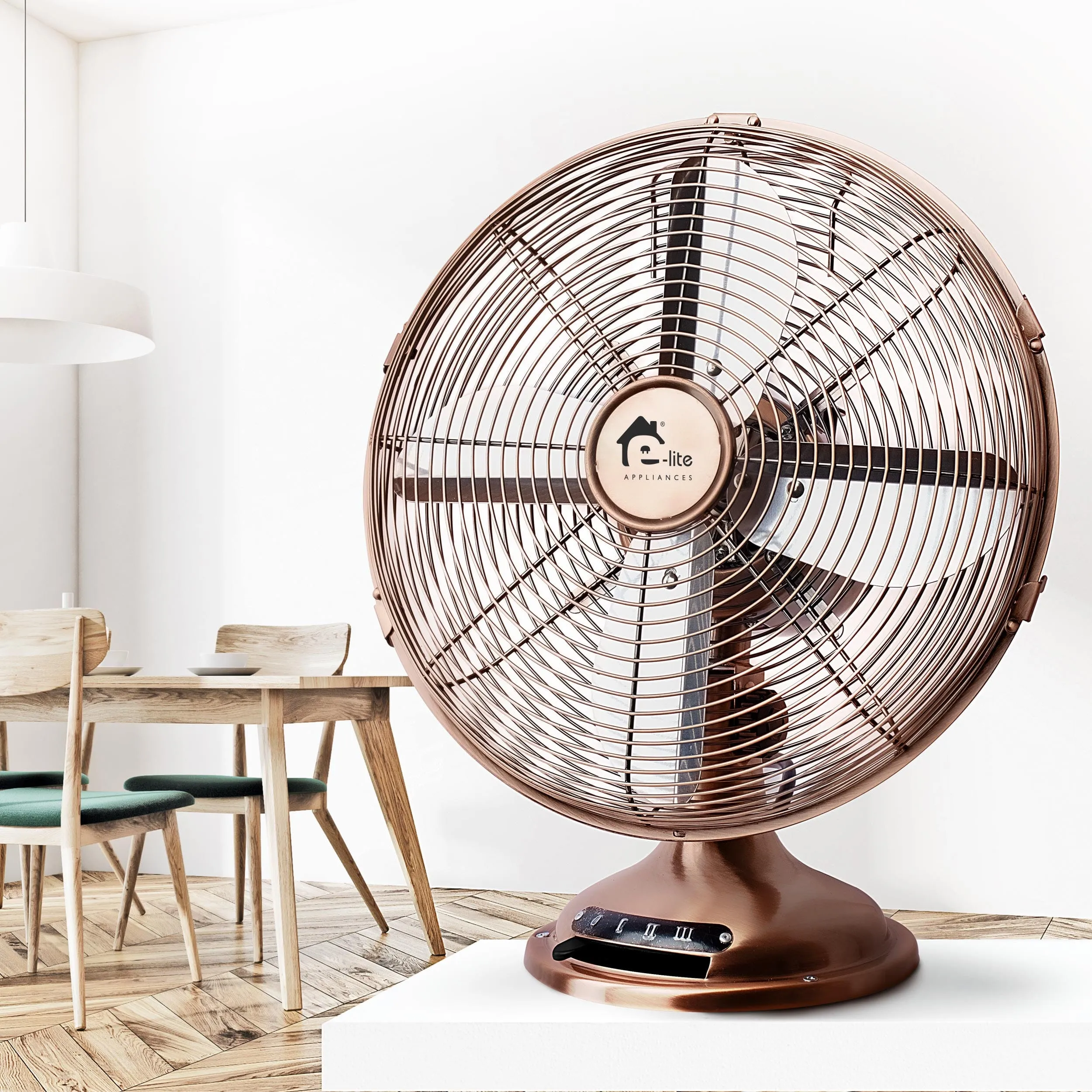 Metal Table Fan - Copper- ETF-30M