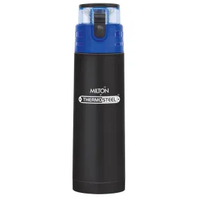 Milton Atlantis-600 Thermosteel Water  Bottle,500 ml,Black