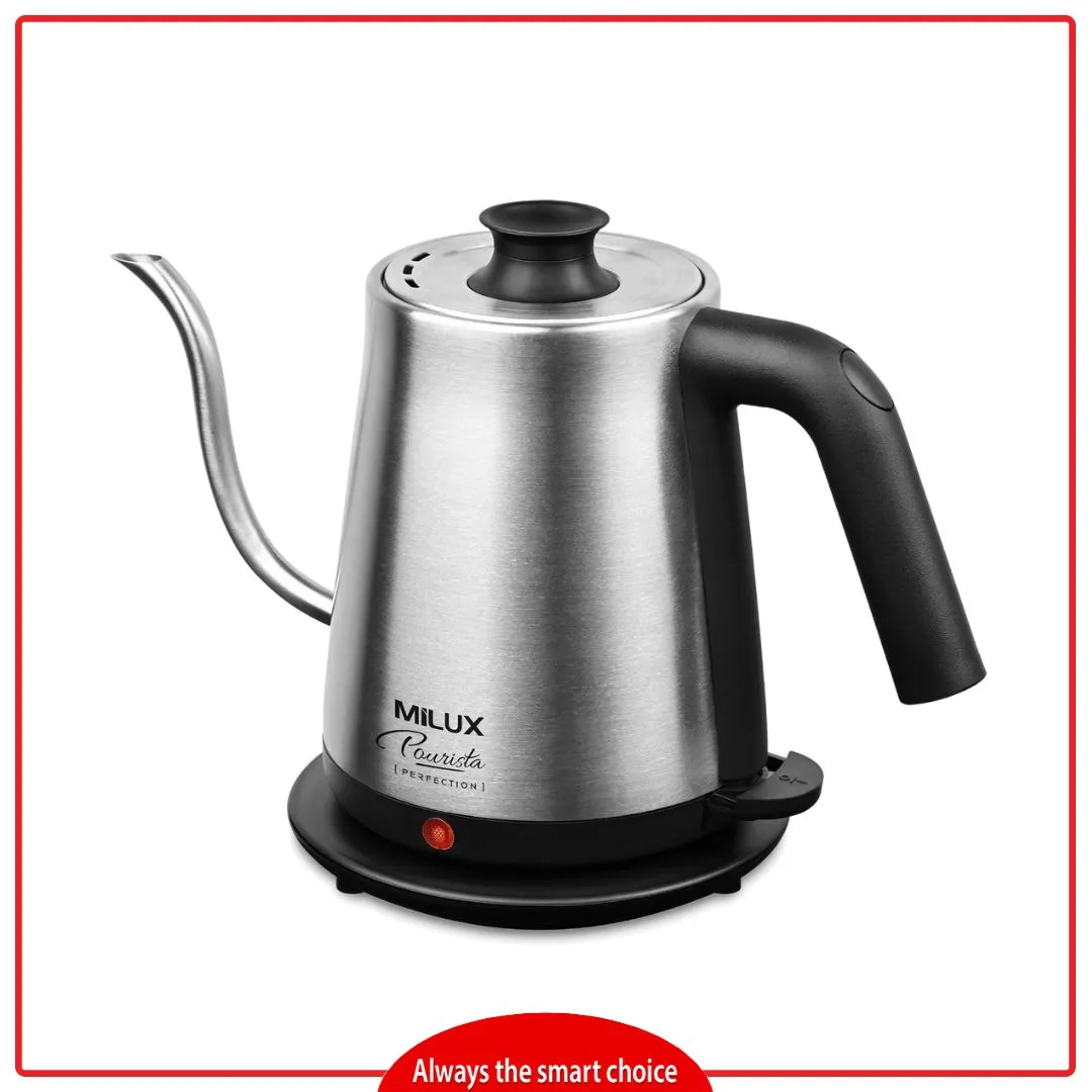 Milux MBK-080S 0.8L 1200W Brew Kettle (Stainless Steel)