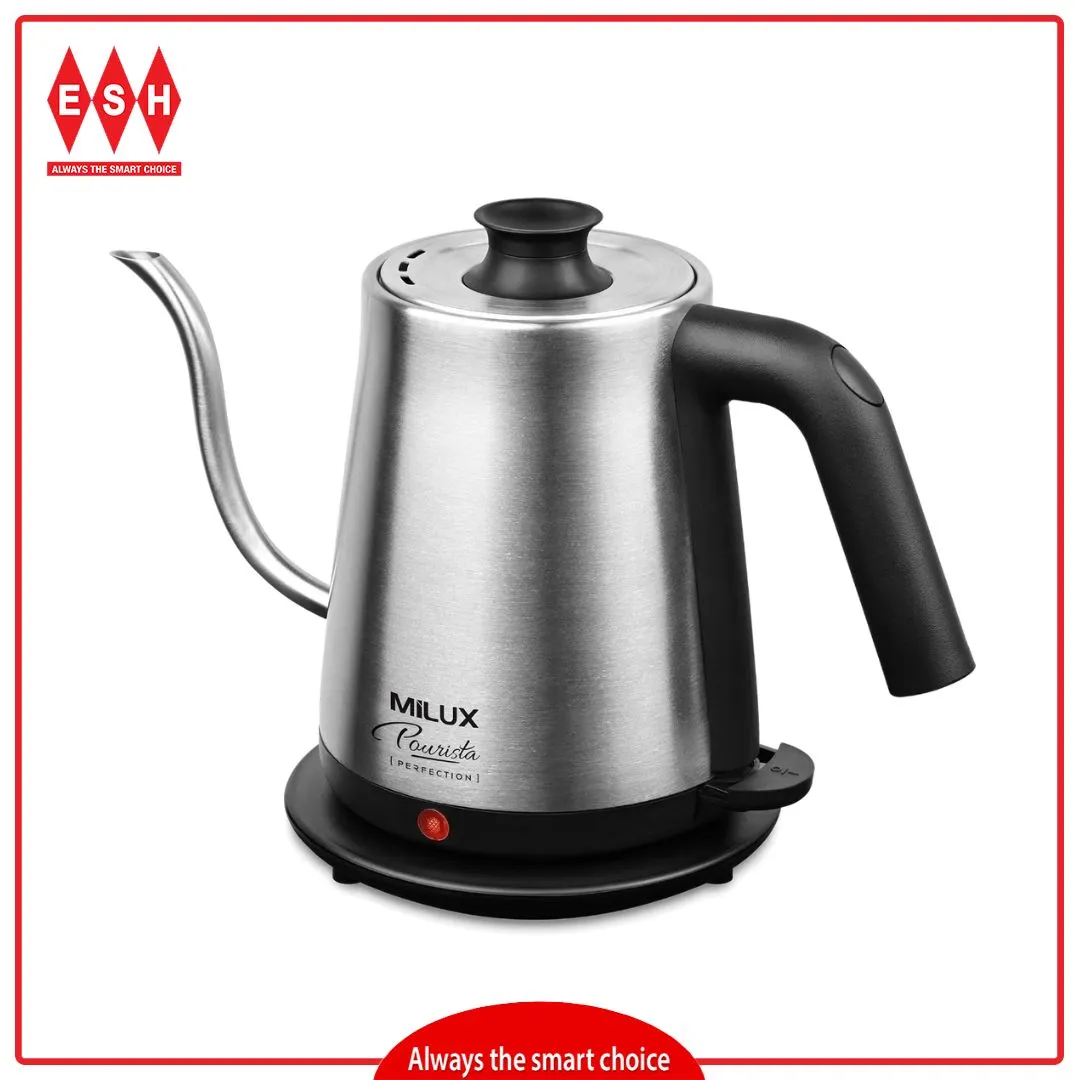 Milux MBK-080S 0.8L 1200W Brew Kettle (Stainless Steel)