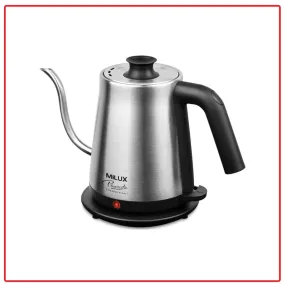 Milux MBK-080S 0.8L 1200W Brew Kettle (Stainless Steel)