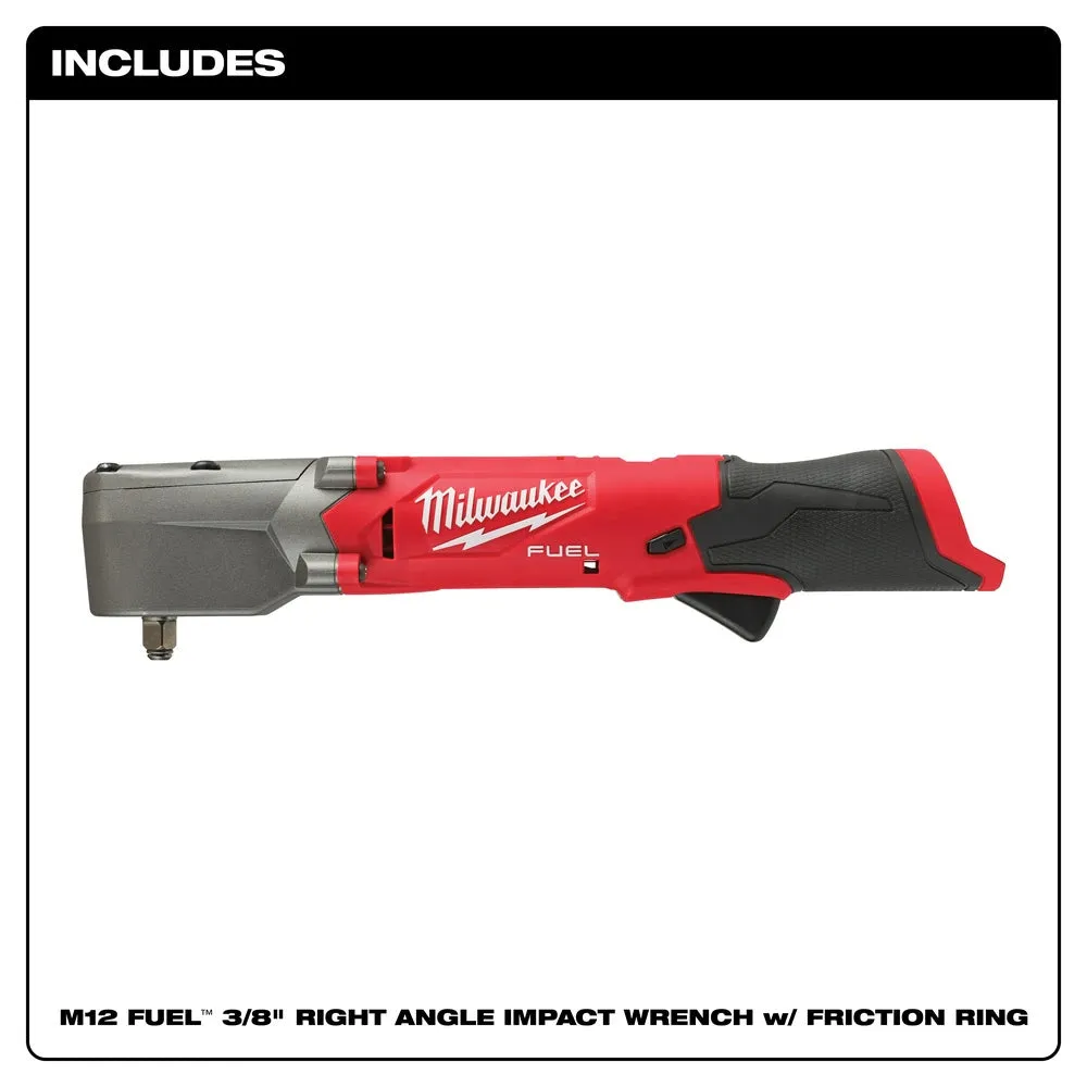 Milwaukee 2564-20 M12 FUEL 3/8" Right Angle Impact Wrench w/Friction Ring (Bare Tool)