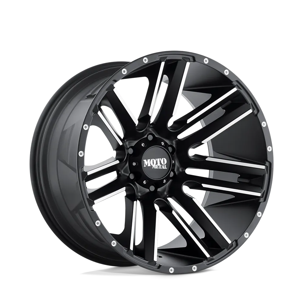 Moto Metal MO978 Razor 18X9 6X120 18mm Satin Black Machined