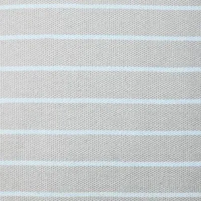 New - Border Stitch Stripe Indoor/Outdoor Floor Cushion Gray/Light Blue - Hearth & Hand with Magnolia