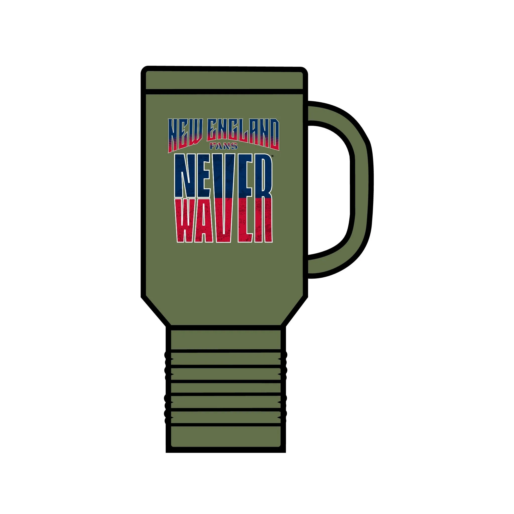 New England Fans Never Waver Insulated Travel Mug, 40oz